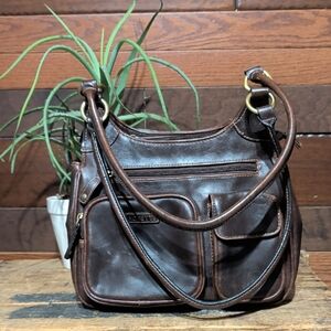 Rosetti Brown Shoulder Bag